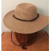 REI Woven Paper Wide Floppy Brim Sun Hat with Adjustable Braided Strap One Size  eb-98504635